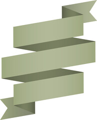 green ribbon banner