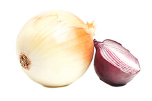 Onion, Isolated On White Background