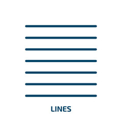 Poster - lines icon from business collection. Thin linear lines, hand, body outline icon isolated on white background. Line vector lines sign, symbol for web and mobile
