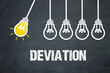deviation	
