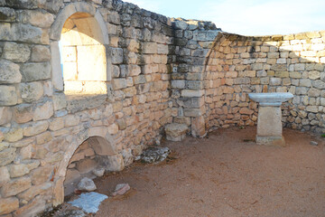 Wall Mural - Old stone walls in Chersonesos