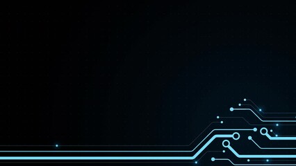 Wall Mural - Abstract digital dot line particle data background connecting technology concept.Innovative data transmission graphic.