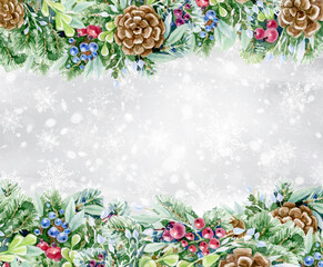 Wall Mural - merry christmas card. greeting card for winter holidays.