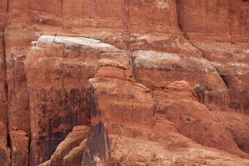 Wall Mural - Red Rock Formations in the desert of Utah