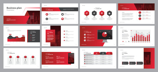 Poster - business presentation template design backgrounds and page layout design for brochure, book, magazine, annual report and company profile, with info graphic elements graph design concept