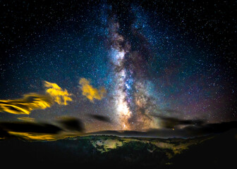 rocky mountain national park milky way