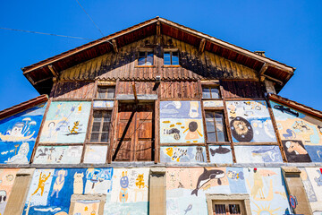 Poster - Dans les rues de Fribourg en Suisse