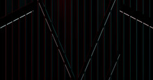 Render With A Dark Color Texture Of Vertical And Slanted Blue And Red Stripes