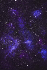the universe is filled with stars, nebula and galaxy.