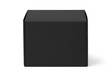 © AlenKadr - A black cardboard box isolated on a white