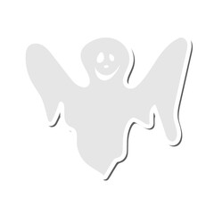 Canvas Print - Halloween Ghost Sticker