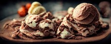 The Ice Cream Of Your Dreams, Hazelnut Chocolate Cream. 3D Illustration, Digital Art - More Tasty Than The Real Thing - If That's Even Possible