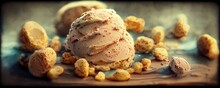 The Ice Cream Of Your Dreams, Now With Peanuts. 3D Illustration, Digital Art - More Tasty Than The Real Thing - If That's Even Possible
