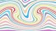 Colorful topographic backgrounds and textures with abstract art creations, random multicolor waves line background. retro psychedelic style and Groovy hippie 70s background