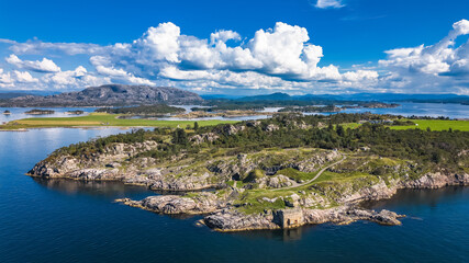 Canvas Print - Herdla. An island in the municipality of Askoy in Vestland county, Norway.