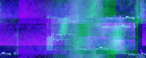 Wall Mural - Abstract glitch art texture background image.