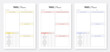 Travel Planner Template Design. Printable Travel Organizer Planner. Organizer & Schedule Planner. 3 Set of Minimalist Planners. Minimalist planner pages templates.