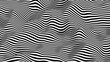 © evilwata - 3D Surreal Striped Pattern Background