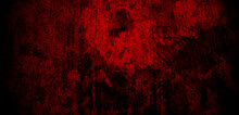 Scary Elements.Black Abstract Texture For Background.Aesthetic.Black And Red Grunge Texture. Scary Red Black Background
