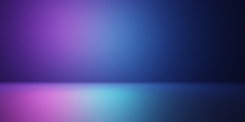 Wall Mural - 3d rendering of purple and blue abstract minimal background. scene for advertising, technology, show