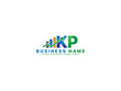 Premium Financial KP Logo Image, Unique Kp pk Logo Letter Vector Colorful Icon Design For Bank Agent