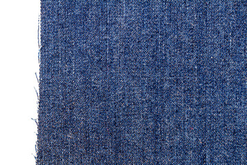 Sticker - Piece of blue jeans fabric