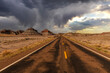 © cherylvb - Storm on road in national park