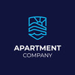 apartment company logo sea water