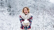 © be free - Snow makes everything outdoors look amazing. Woman warm clothes snowy forest. Nature covered snow. Happiness. Exciting winter photoshoot ideas. Snow games. Building snowman. Frozen landscape