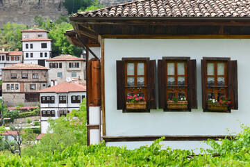 Safranbolu skyline with beautiful historical mansions in view - Safranbolu, Karabuk - Turkey