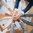 © Mumtaaz Dharsey/peopleimages.com - Office hands work on paperwork together, showing corporate cooperation and healthy community culture to reach business goals. Success is collaboration through teamwork, innovation and positivity