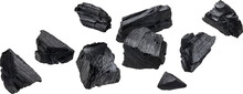 Natural Wood Charcoal Isolated 