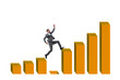 © Elnur - Businessman in growth concept with bar charts