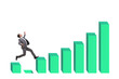 © Elnur - Businessman in growth concept with bar charts
