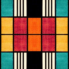 Colorful design of a Mexican talavera seamless pattern tile