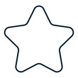 five points star icon