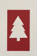 Poster - holiday tree stencil