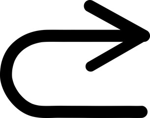 Poster - Right Arrow icon. Next, forward icon vector symbol.eps
