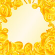 © Begin Again - Thai baht coins falling. Gold scattered THB