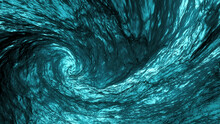 Liquid Vortex 3D Background. Cyan Blue Spiral Flow. Also Available As An Animation - Search For 197517080 In Videos.