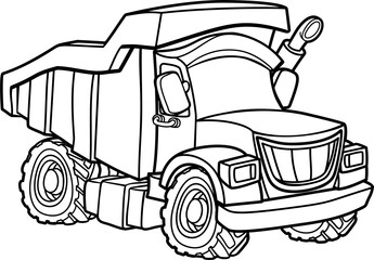 Wall Mural - Dump Truck