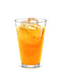 グラス オレンジジュース 飲み物 氷 イラスト リアル