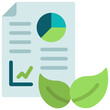 Sustainable Reporting Icon
