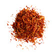 Heap of saffron spice