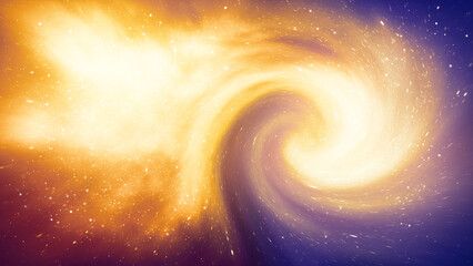 Poster - abstract background of an energy explosion in the universe with a spiral shape. digital illustration