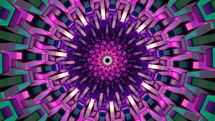 Wall Mural - purple psychedelic oracle fractal wallpaper backdrop