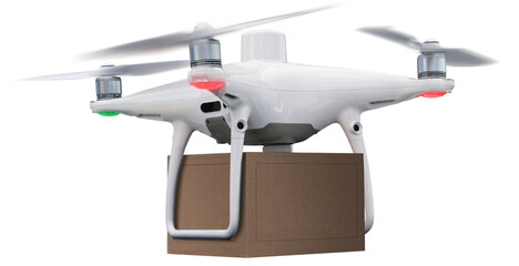 Poster - Drone with a package