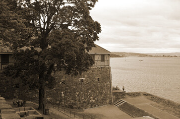 Wall Mural - Akershus Fortress is a medieval fortress that was built to protect Oslo.,Norway