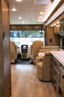 Luxury RV Motorhome interior view