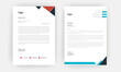 © Mydesignhouse - Creative letterhead , Elegant and minimalist style letterhead template design,A4 sizes